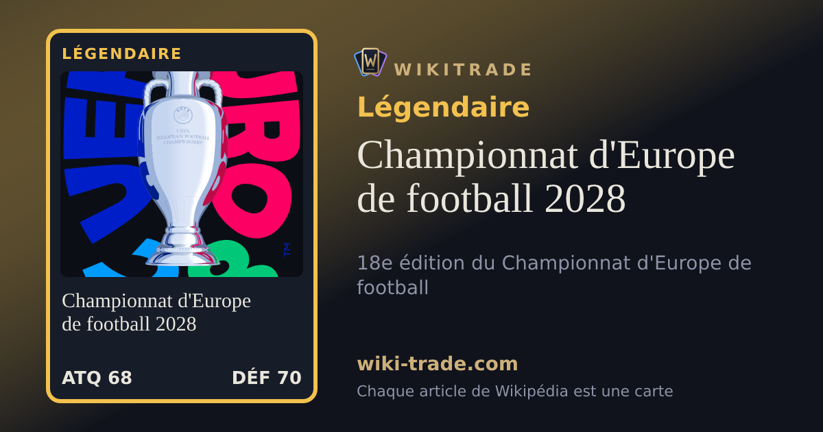 Championnat d'Europe de football 2028 — carte Légendaire