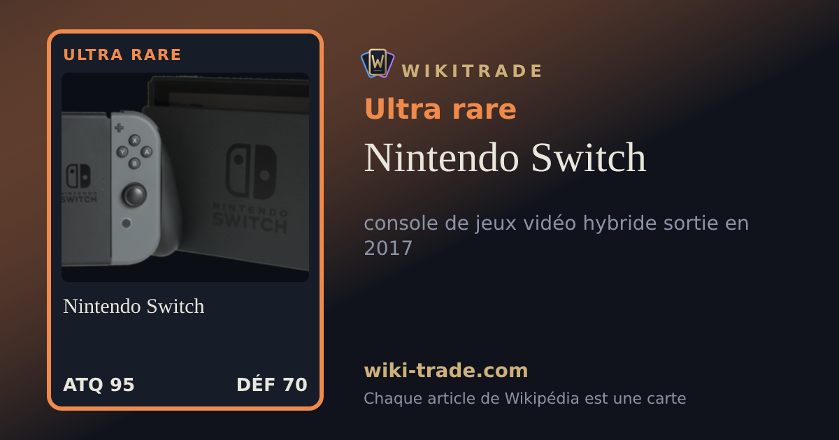 Nintendo Switch — carte Ultra rare