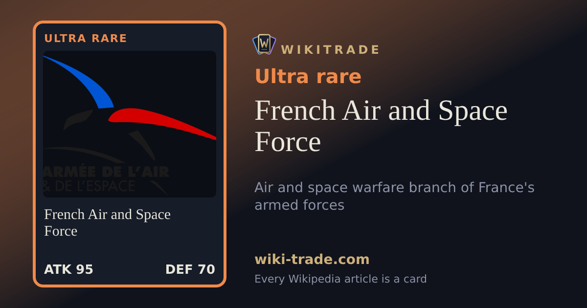 French Air and Space Force — Ultra rare card