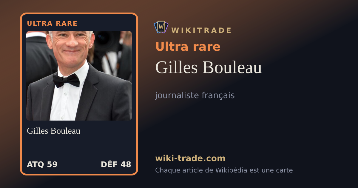 Gilles Bouleau — carte Ultra rare