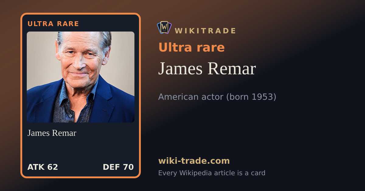 James Remar — Ultra rare card