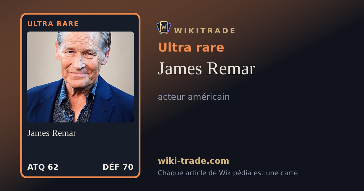 James Remar — carte Ultra rare