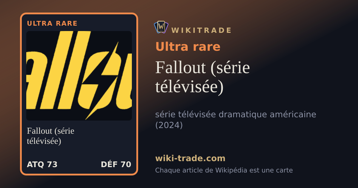 Fallout (série télévisée) — carte Ultra rare
