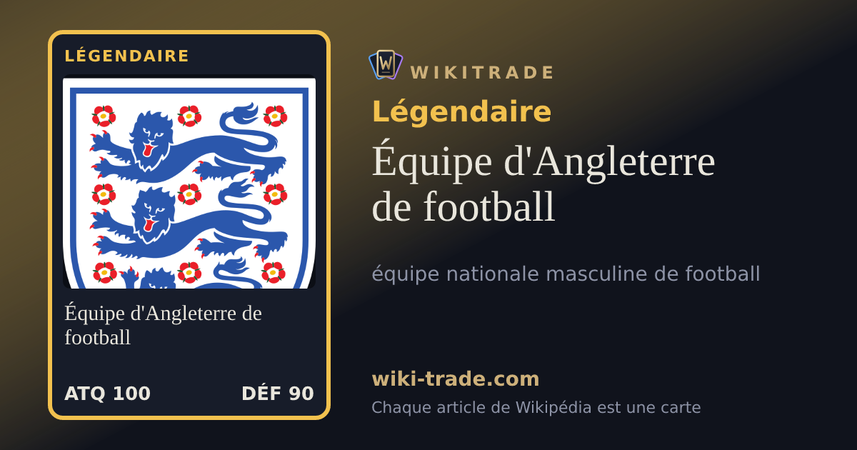 Équipe d'Angleterre de football — carte Légendaire