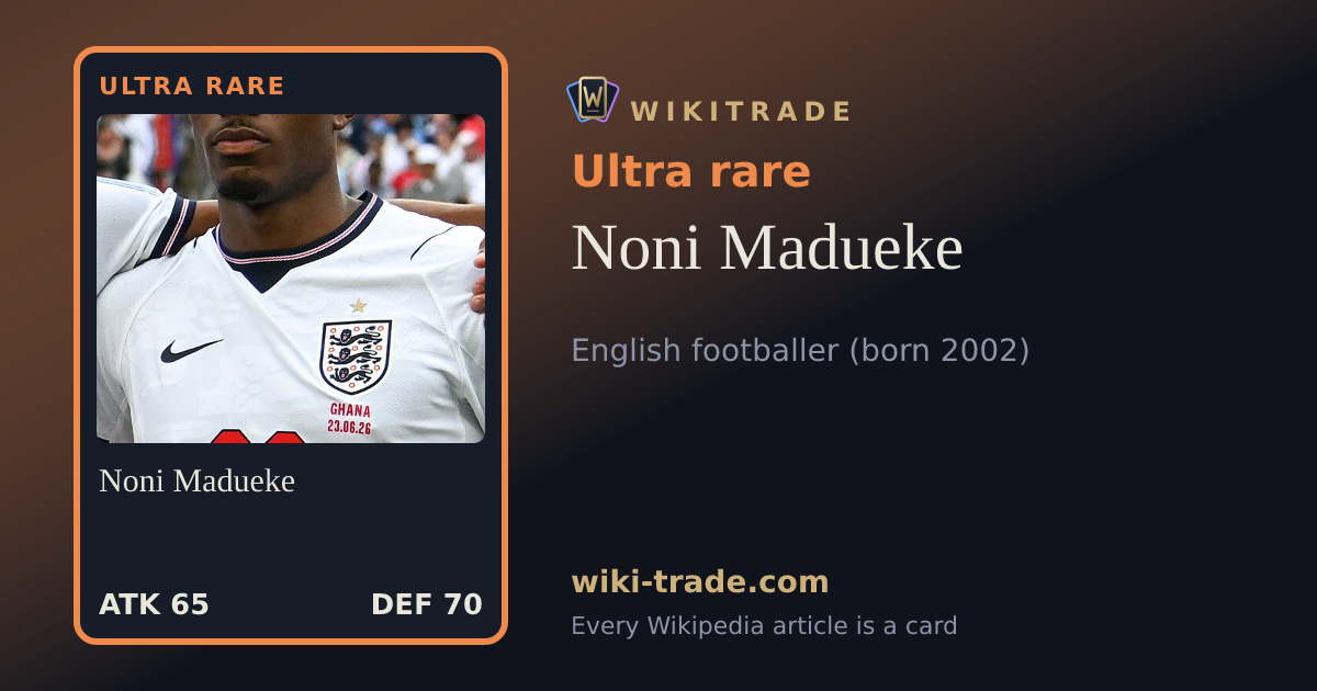 Noni Madueke — Ultra rare card