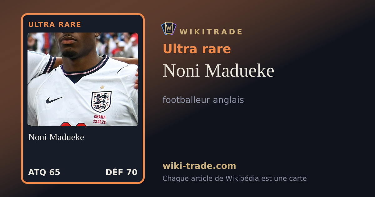 Noni Madueke — carte Ultra rare