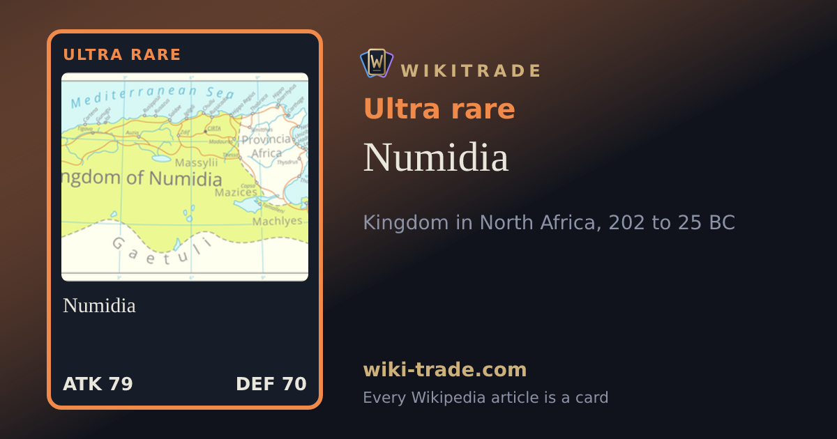 Numidia — Ultra rare card