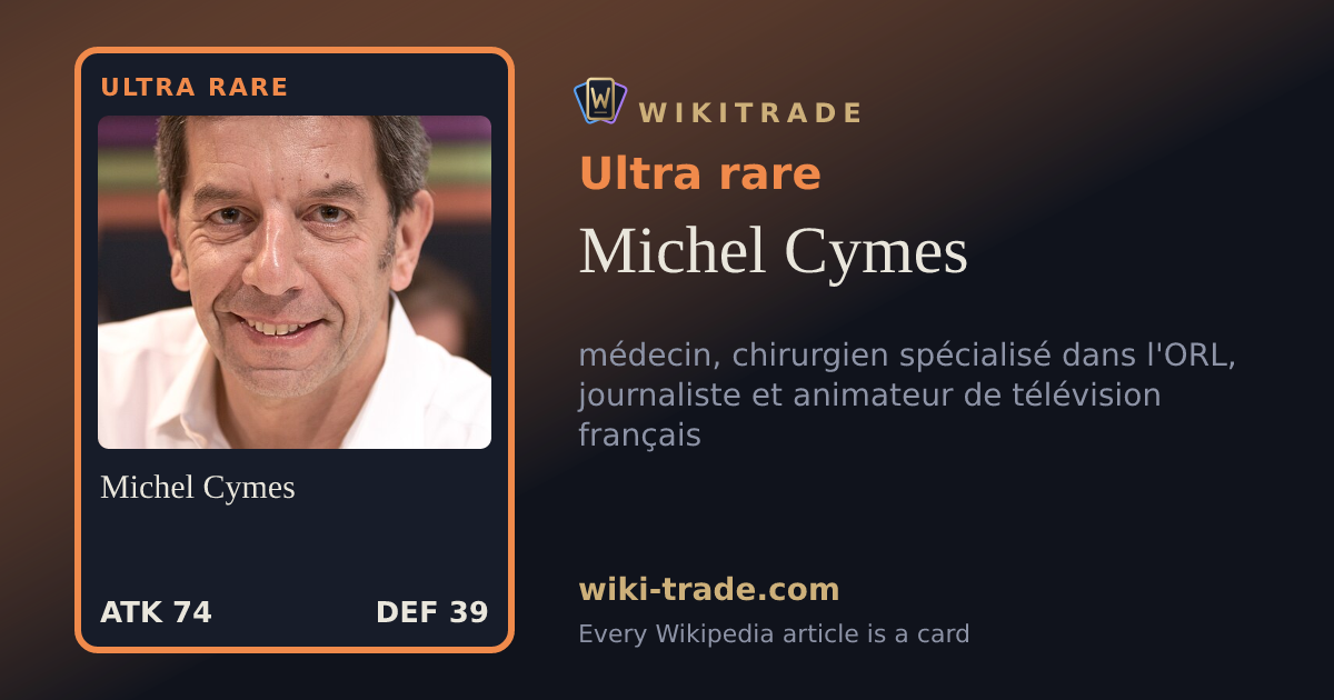 Michel Cymes — Ultra rare card