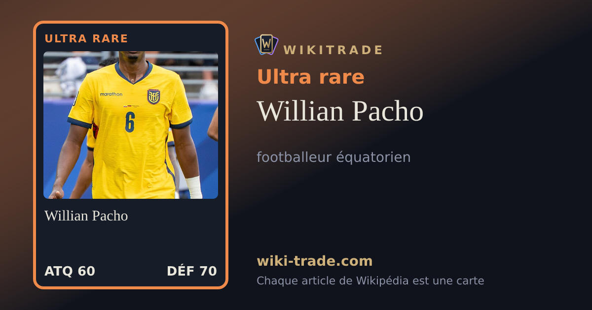 Willian Pacho — carte Ultra rare