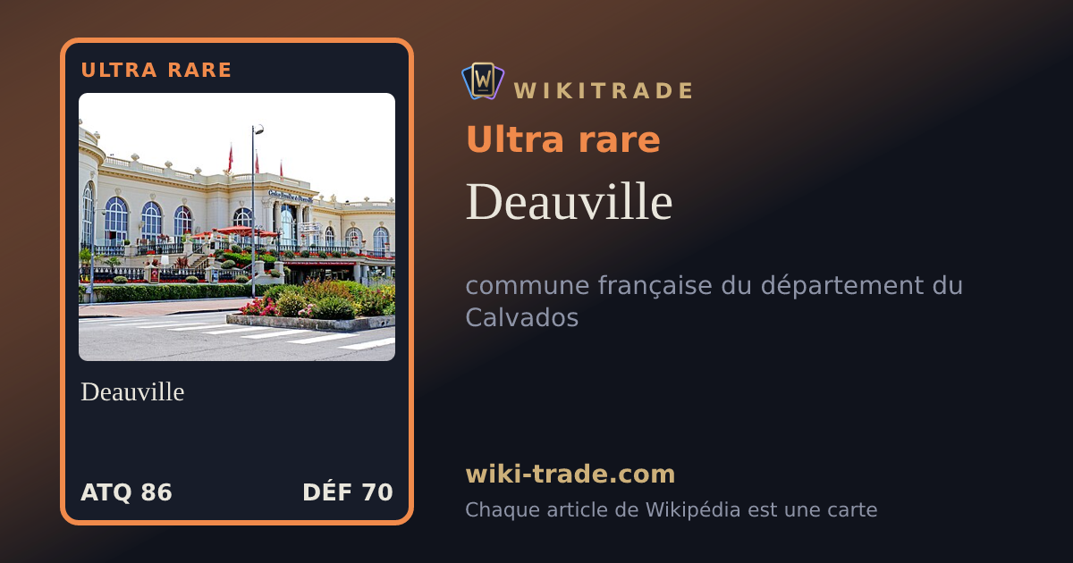 Deauville — carte Ultra rare
