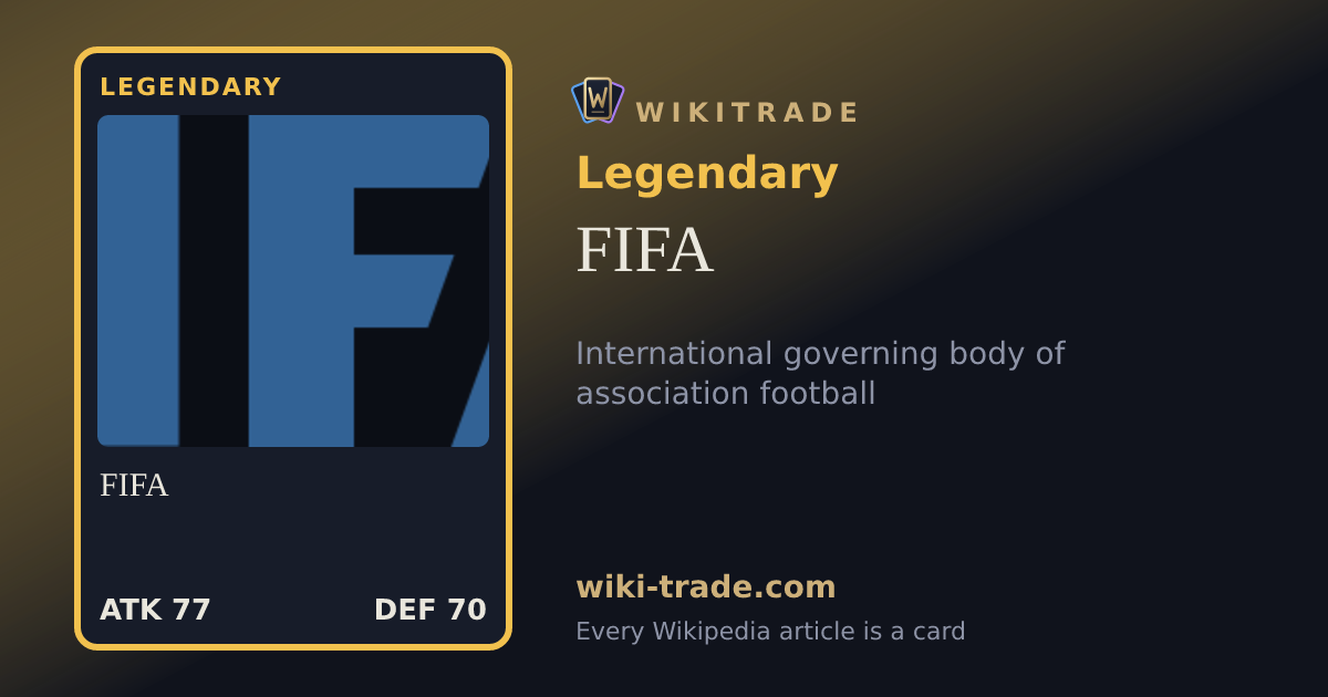 FIFA — Legendary card