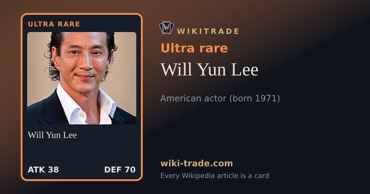 Will Yun Lee — Ultra rare card