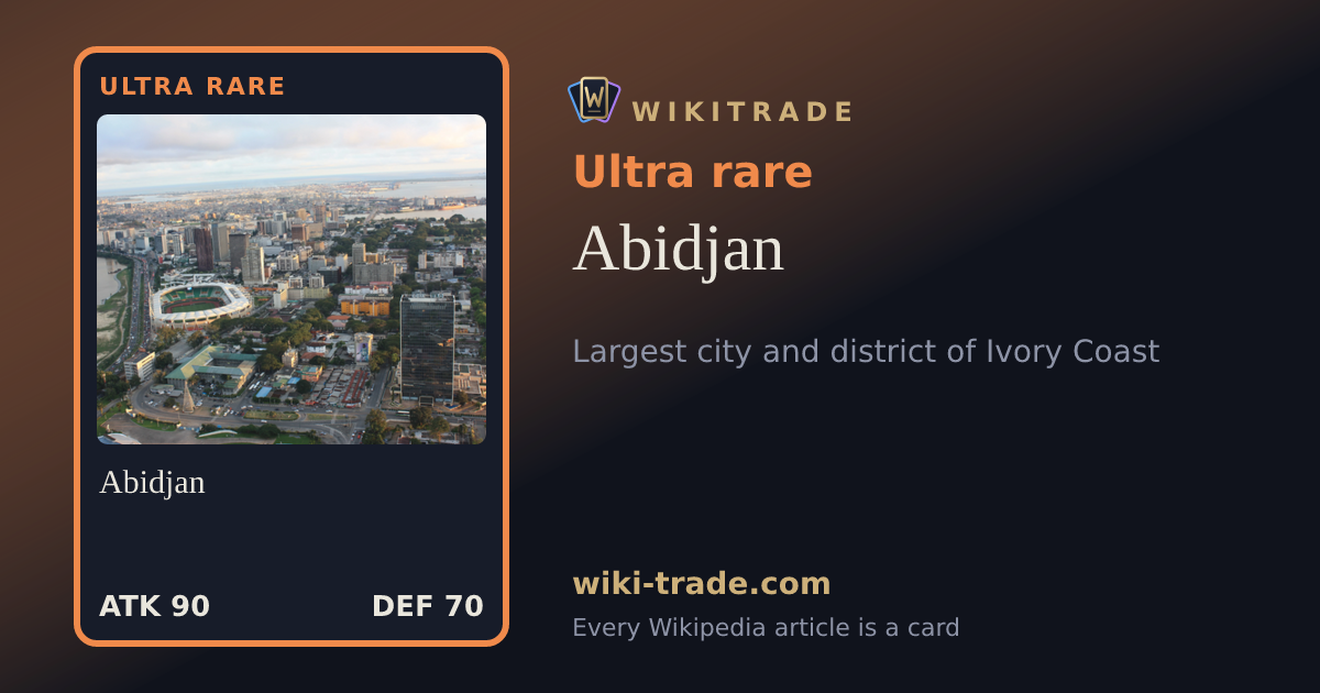 Abidjan — Ultra rare card