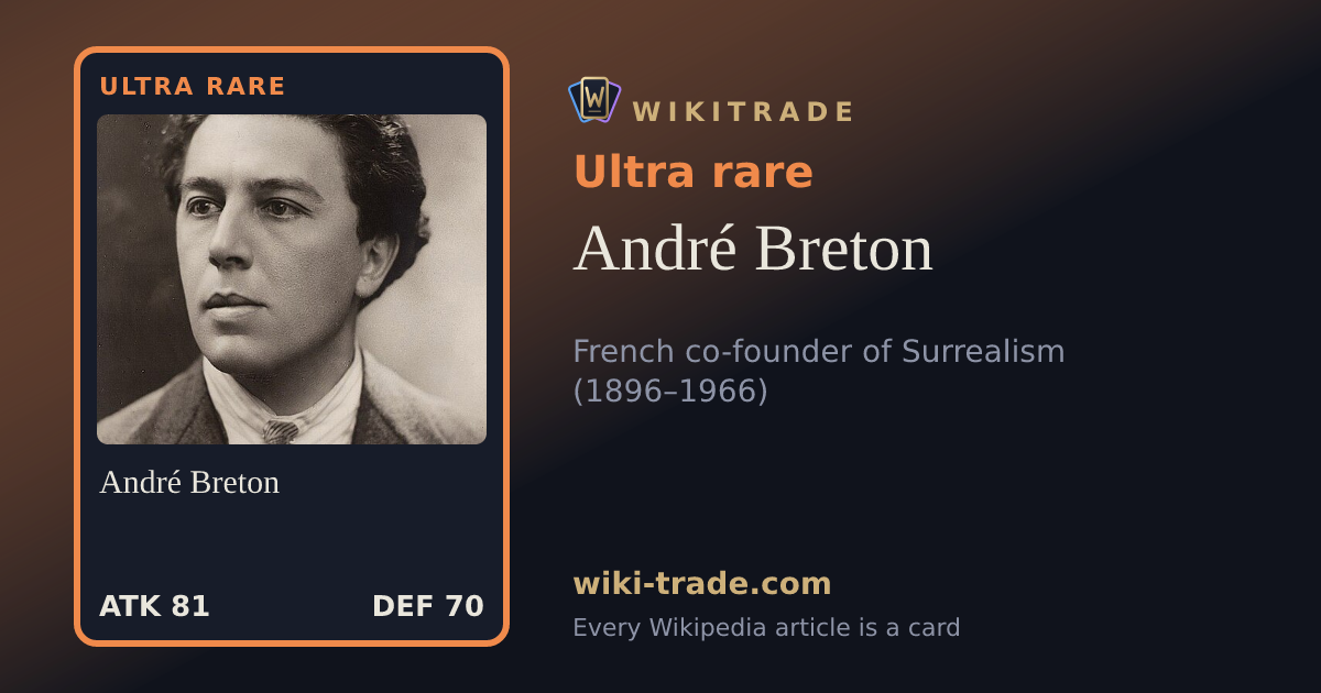 André Breton — Ultra rare card