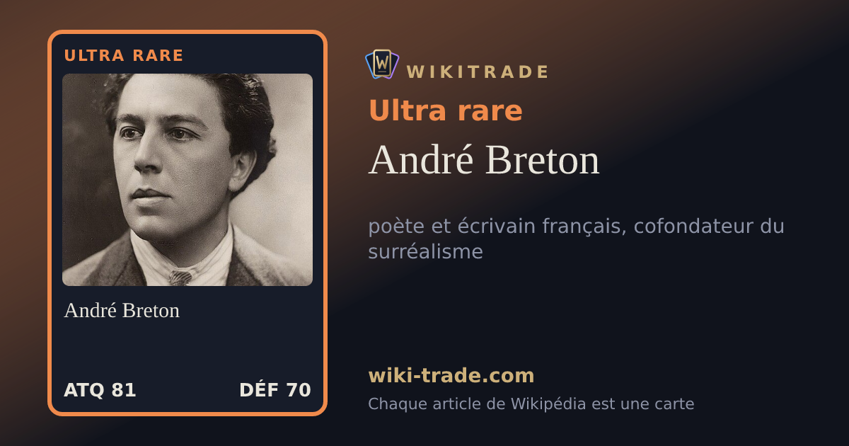 André Breton — carte Ultra rare