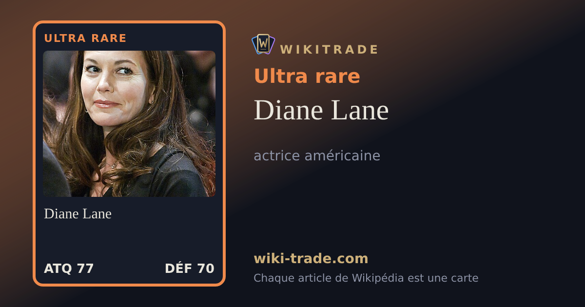 Diane Lane — carte Ultra rare