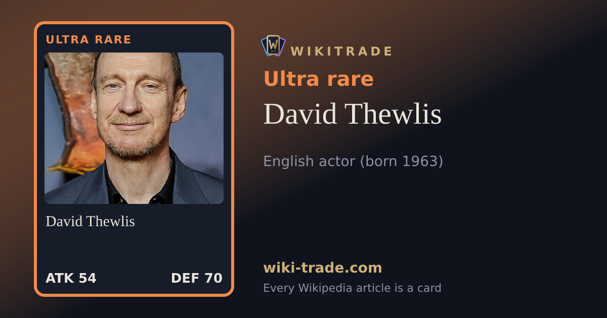David Thewlis — Ultra rare card