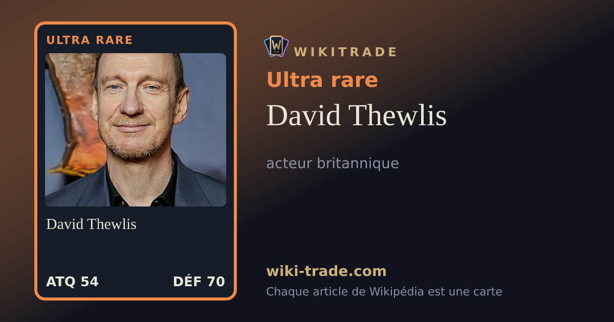 David Thewlis — carte Ultra rare