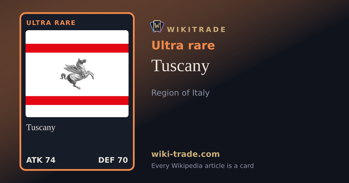 Tuscany — Ultra rare card