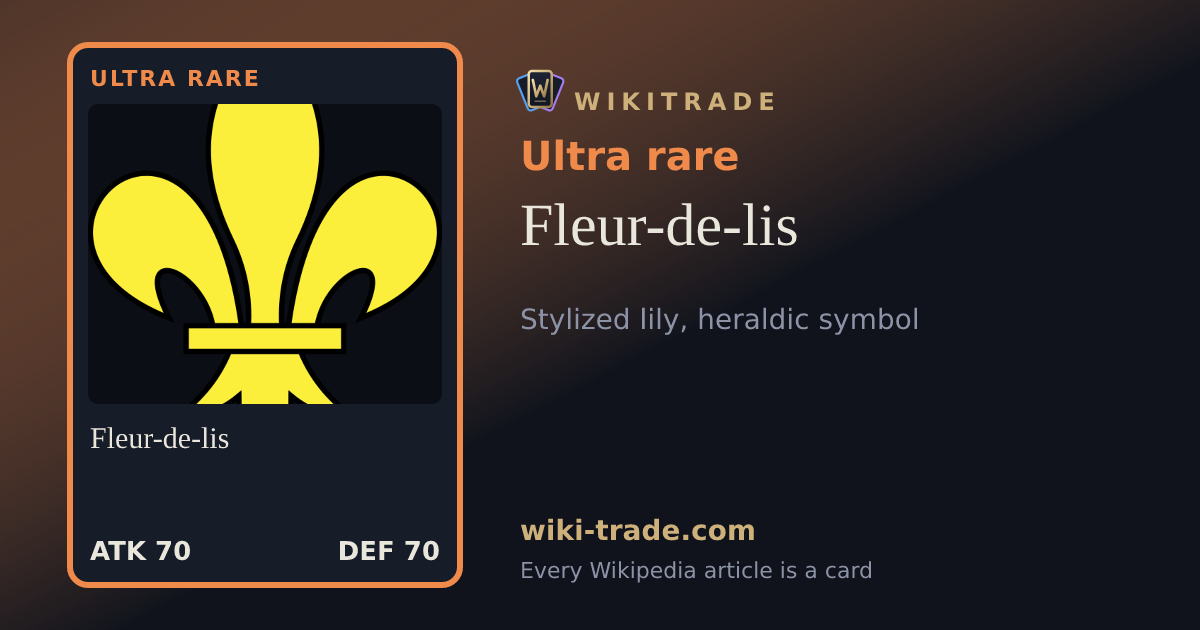 Fleur-de-lis — Ultra rare card