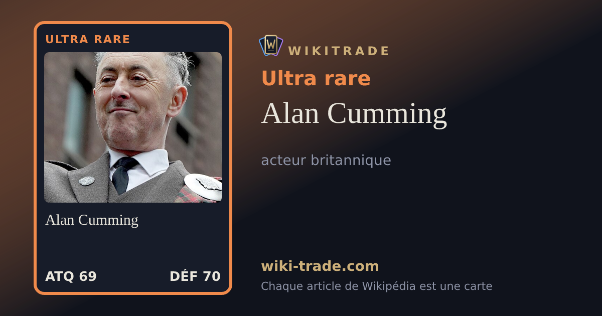 Alan Cumming — carte Ultra rare