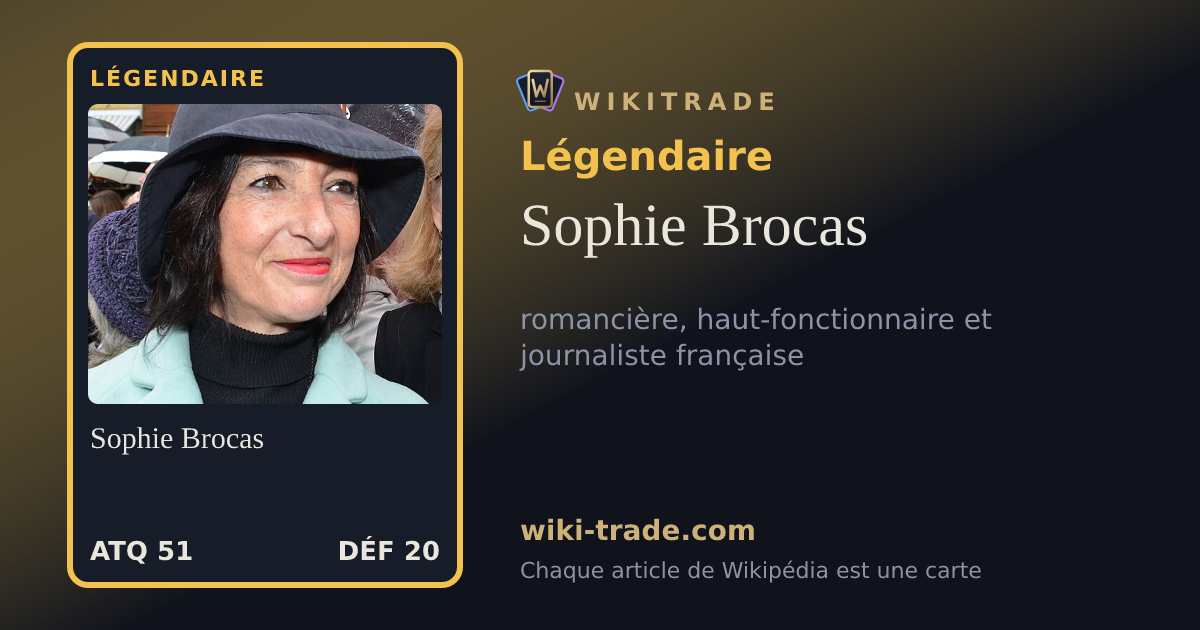 Sophie Brocas — carte Légendaire
