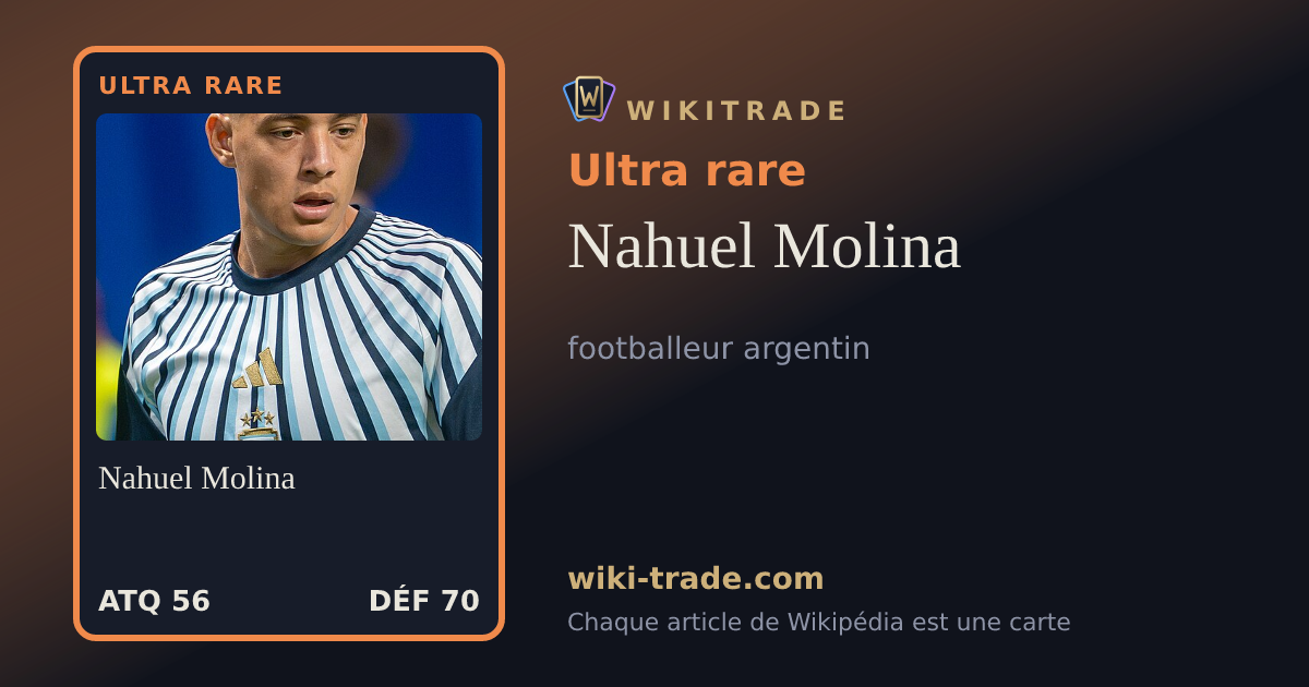 Nahuel Molina — carte Ultra rare