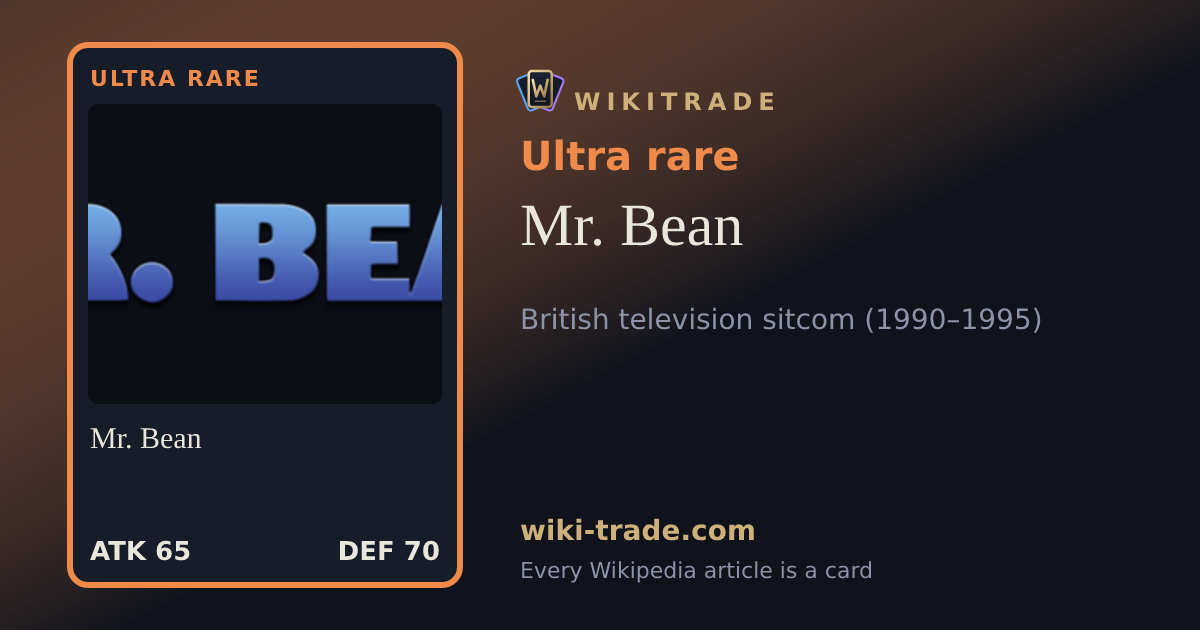Mr. Bean — Ultra rare card