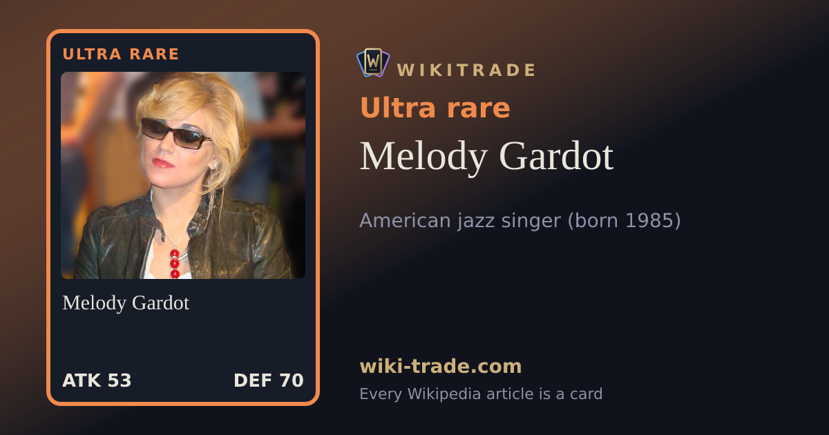 Melody Gardot — Ultra rare card