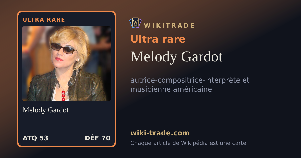 Melody Gardot — carte Ultra rare