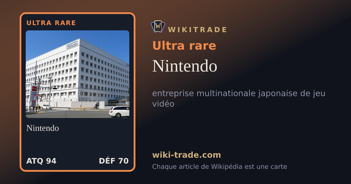 Nintendo — carte Ultra rare