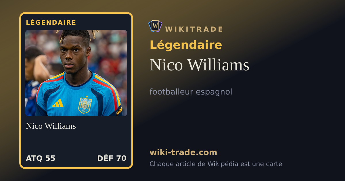 Nico Williams — carte Légendaire
