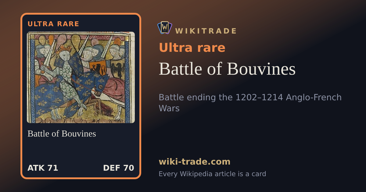 Battle of Bouvines — Ultra rare card