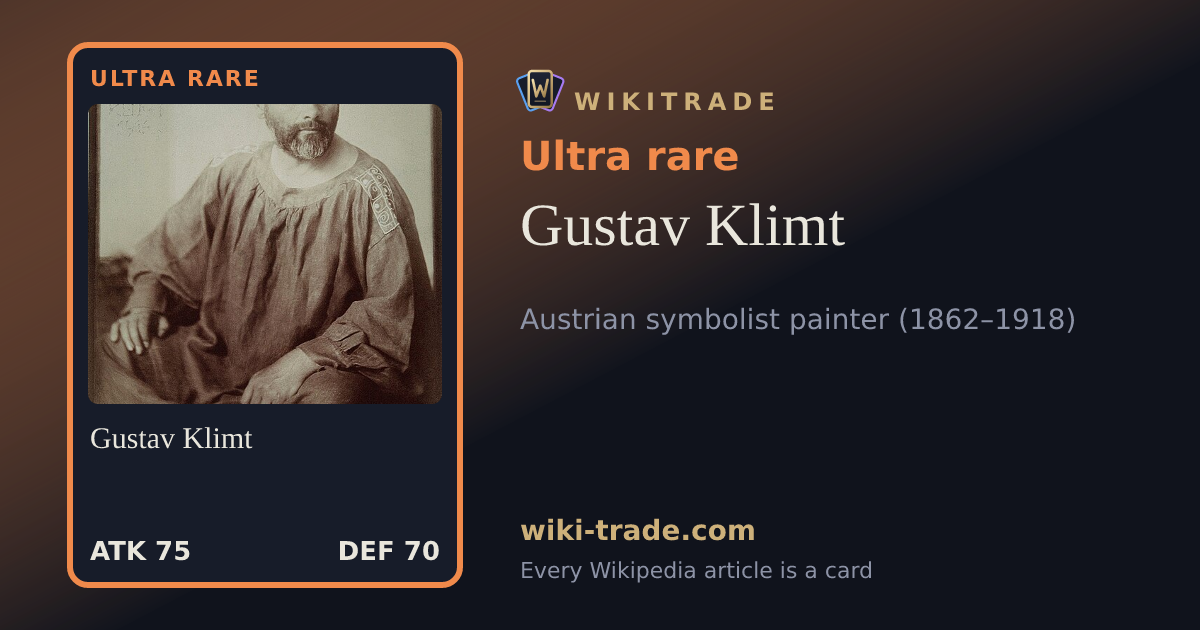 Gustav Klimt — Ultra rare card