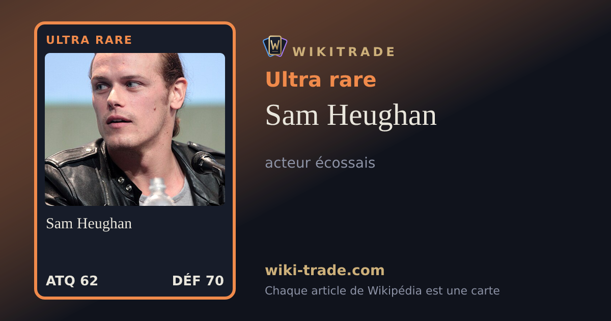 Sam Heughan — carte Ultra rare