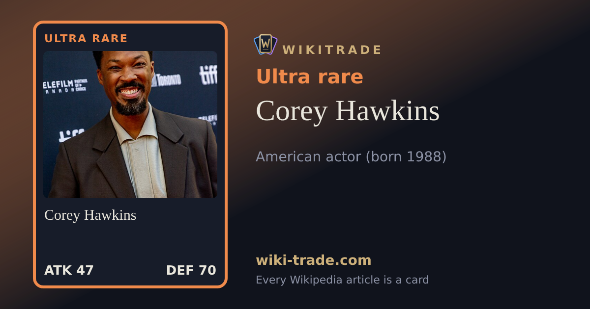 Corey Hawkins — Ultra rare card
