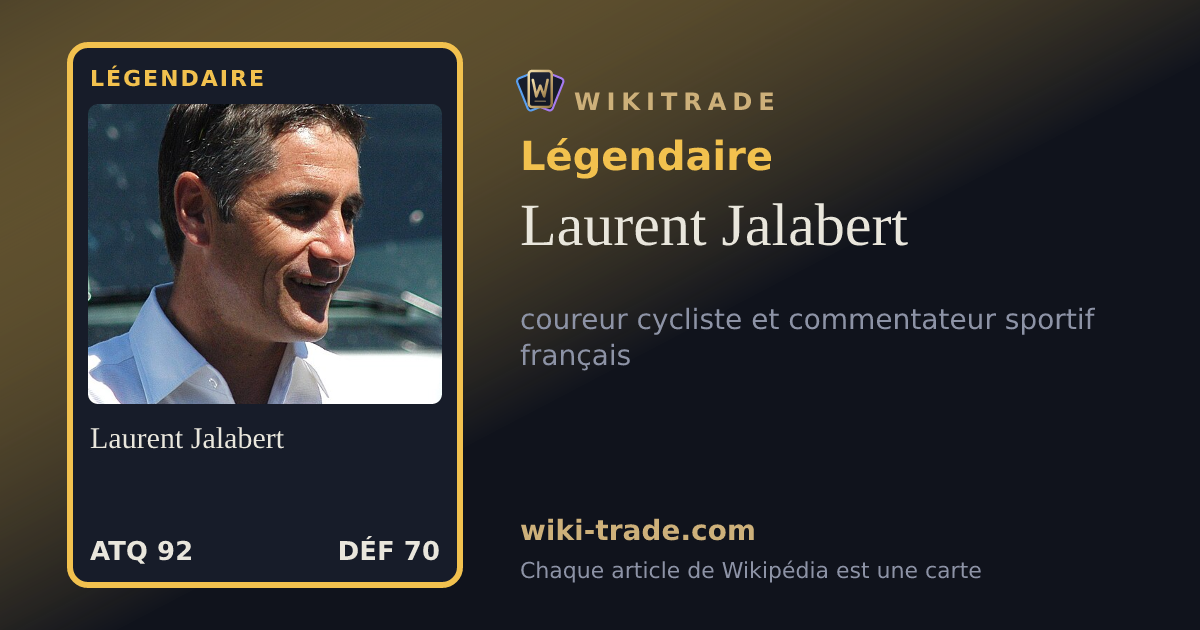 Laurent Jalabert — carte Légendaire