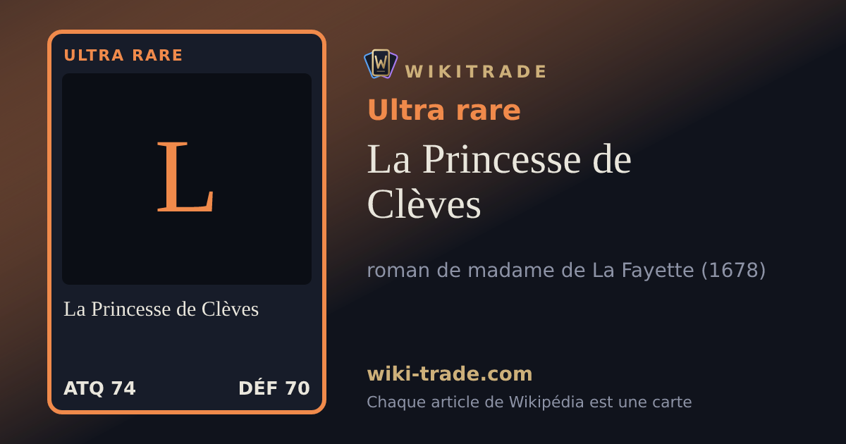 La Princesse de Clèves — carte Ultra rare