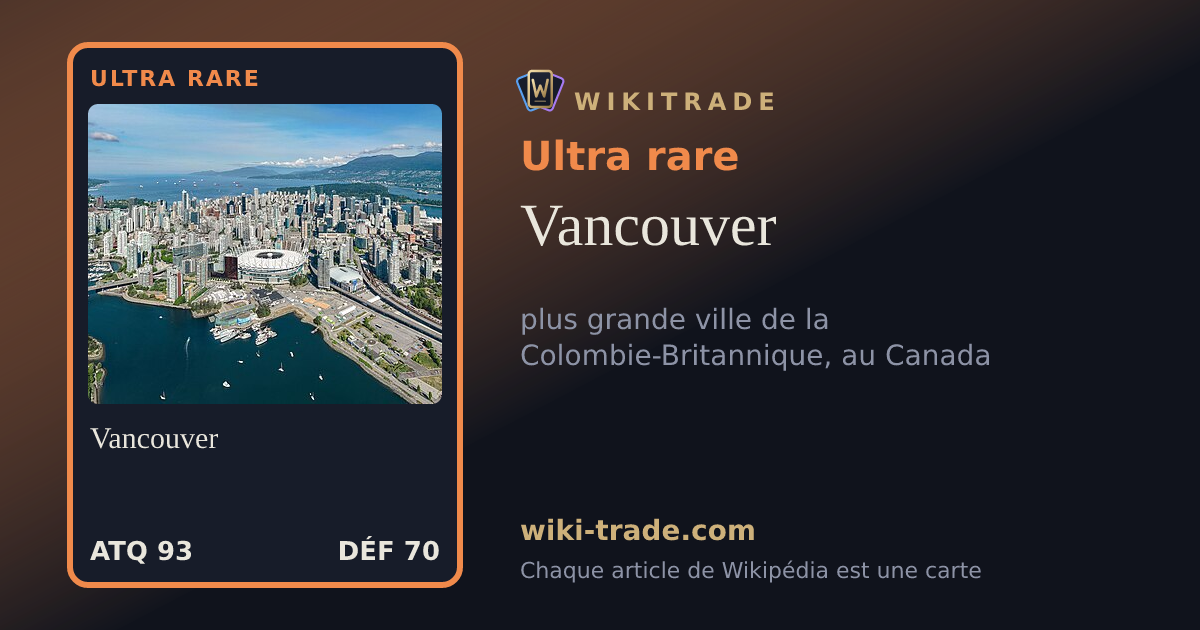 Vancouver — carte Ultra rare