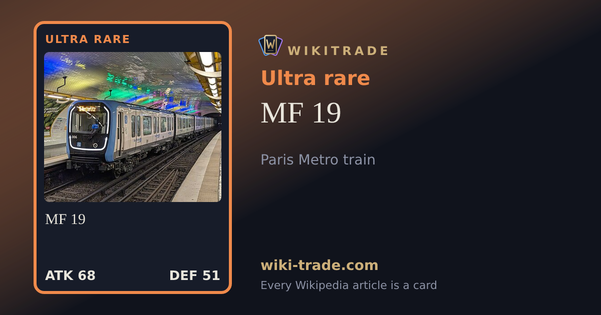 MF 19 — Ultra rare card