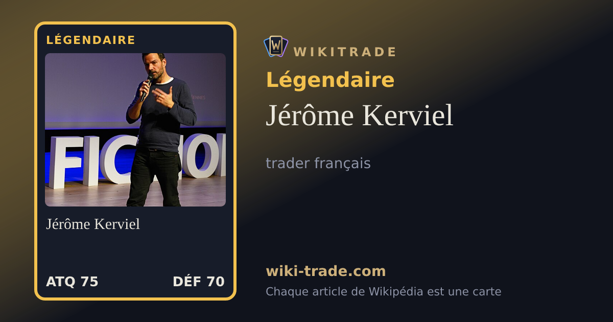 Jérôme Kerviel — carte Légendaire