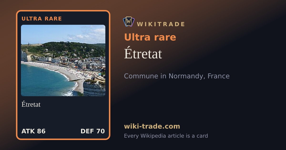 Étretat — Ultra rare card
