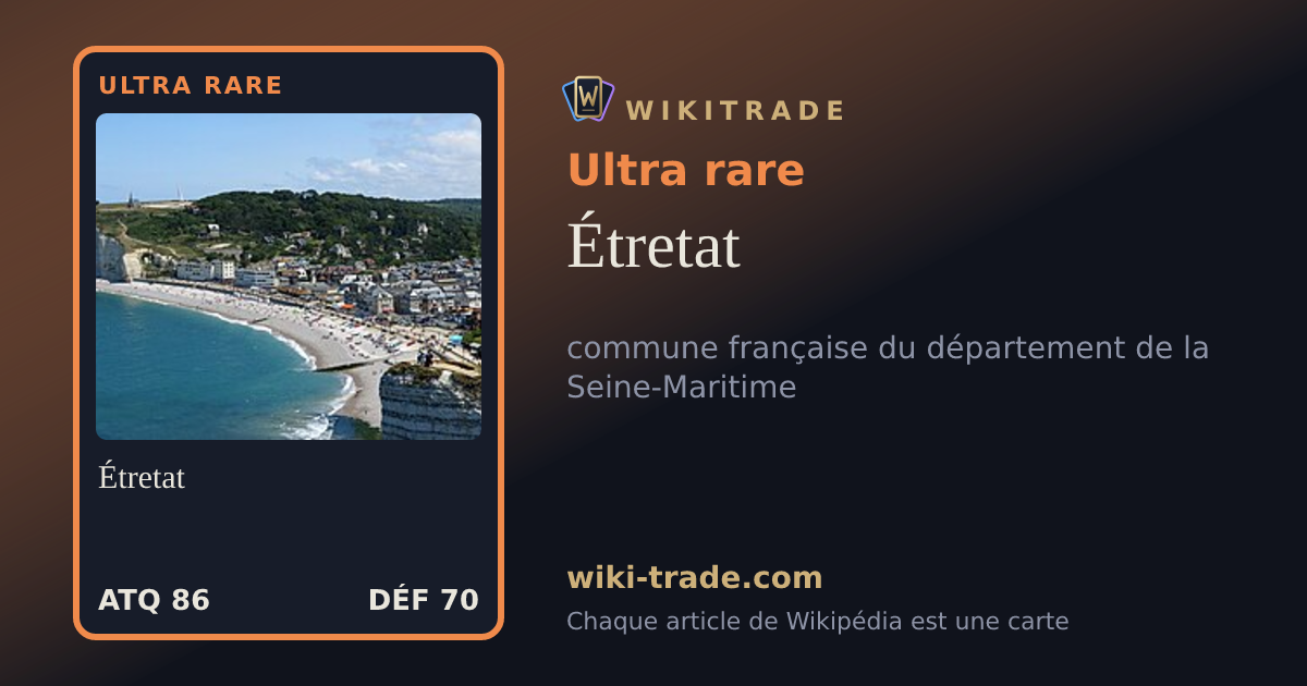 Étretat — carte Ultra rare