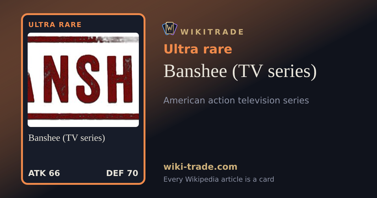 Banshee (TV series) — Ultra rare card