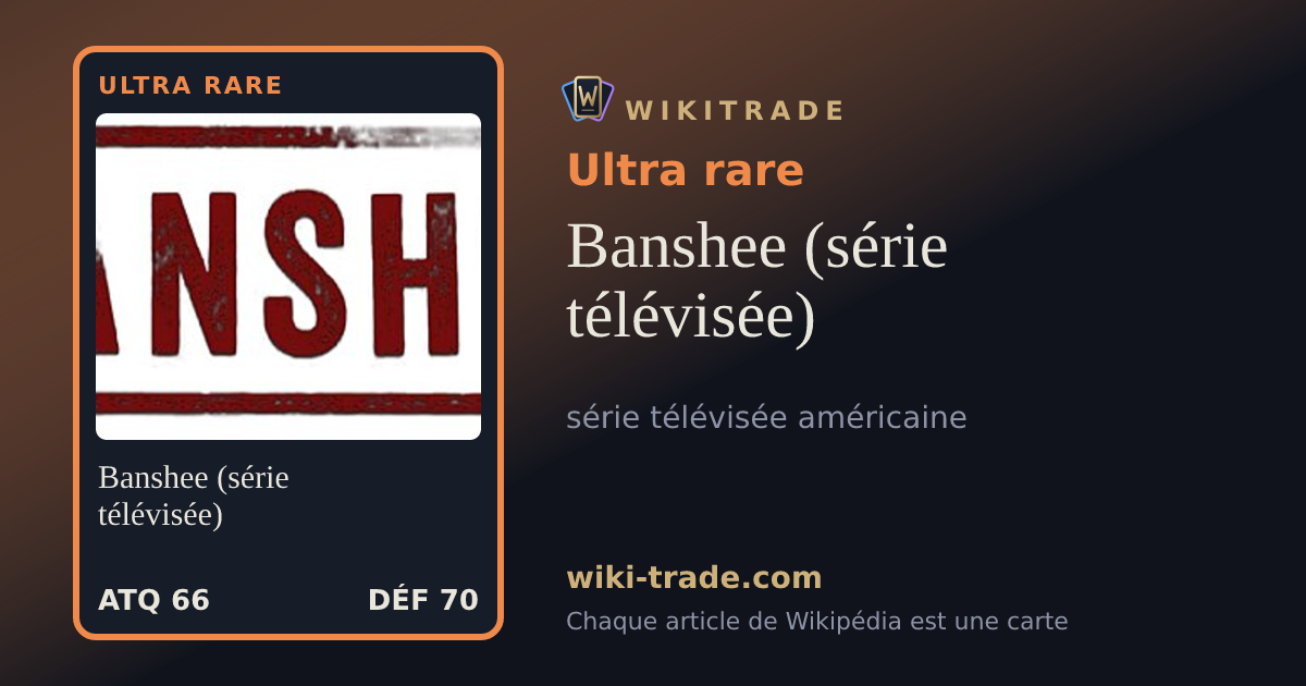 Banshee (série télévisée) — carte Ultra rare