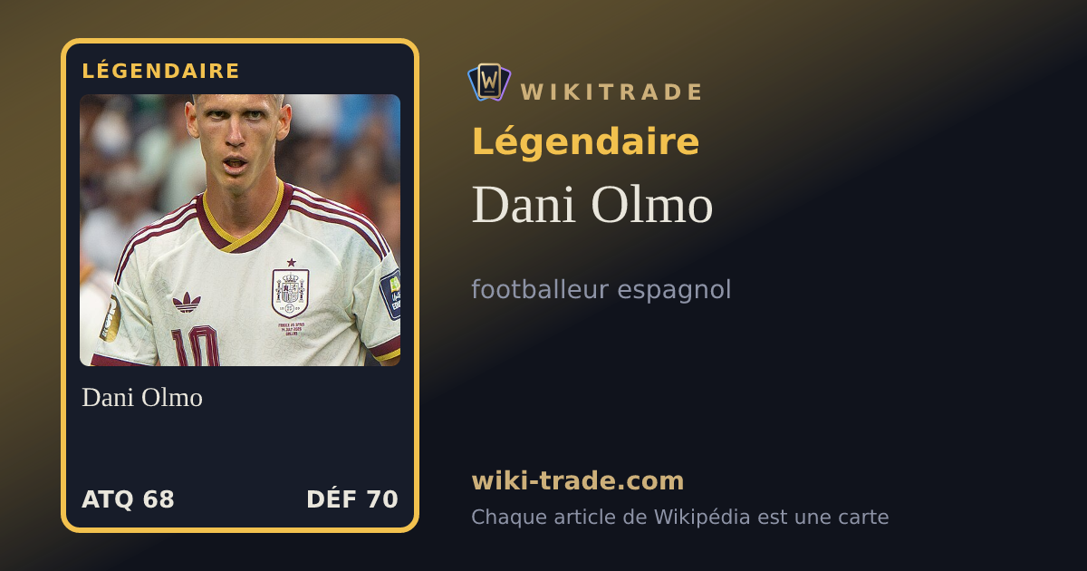 Dani Olmo — carte Légendaire