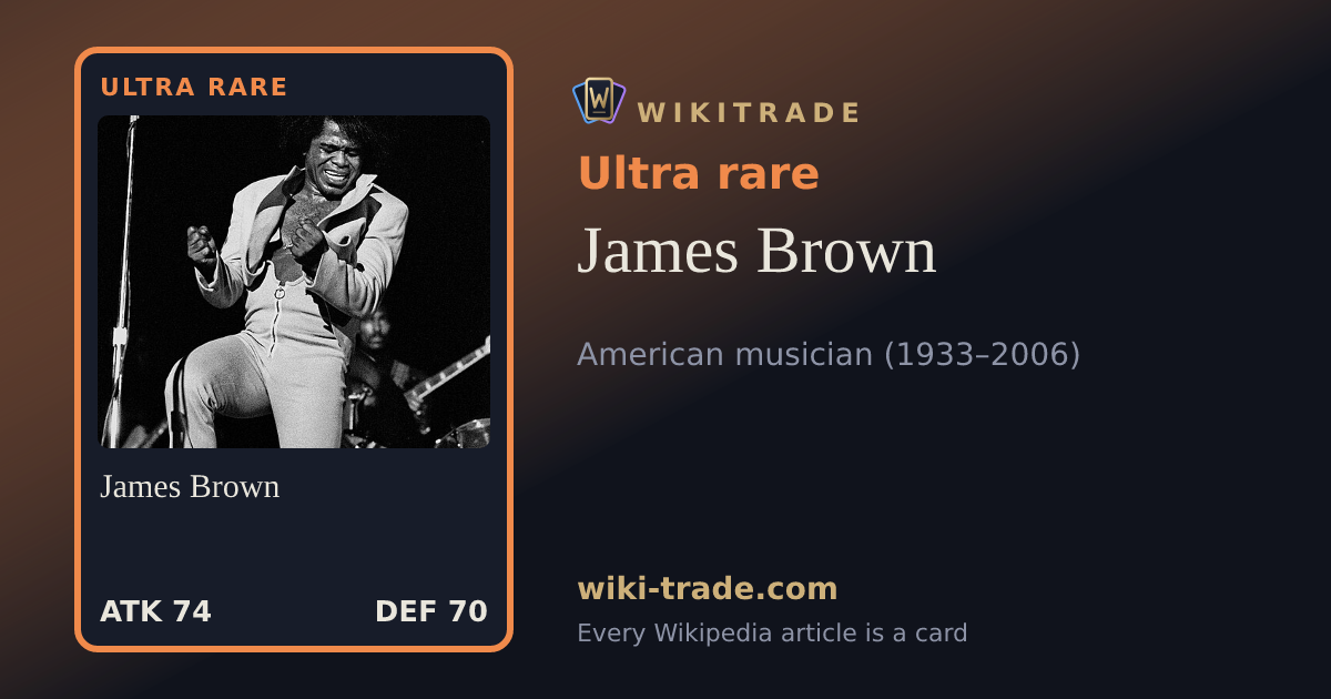 James Brown — Ultra rare card