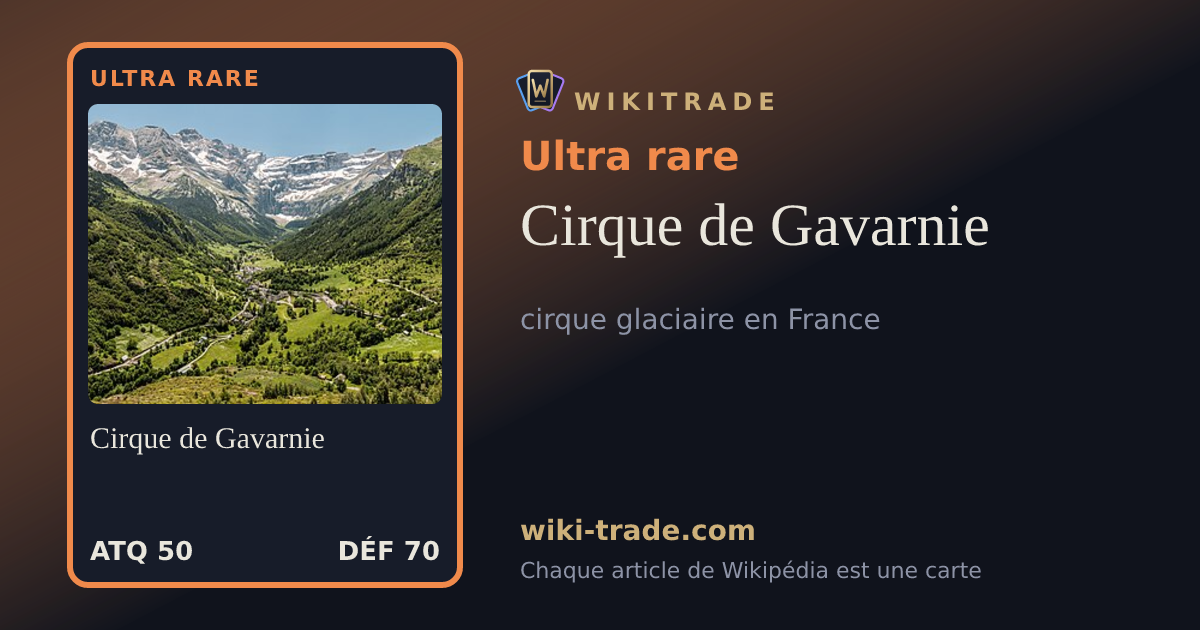 Cirque de Gavarnie — carte Ultra rare