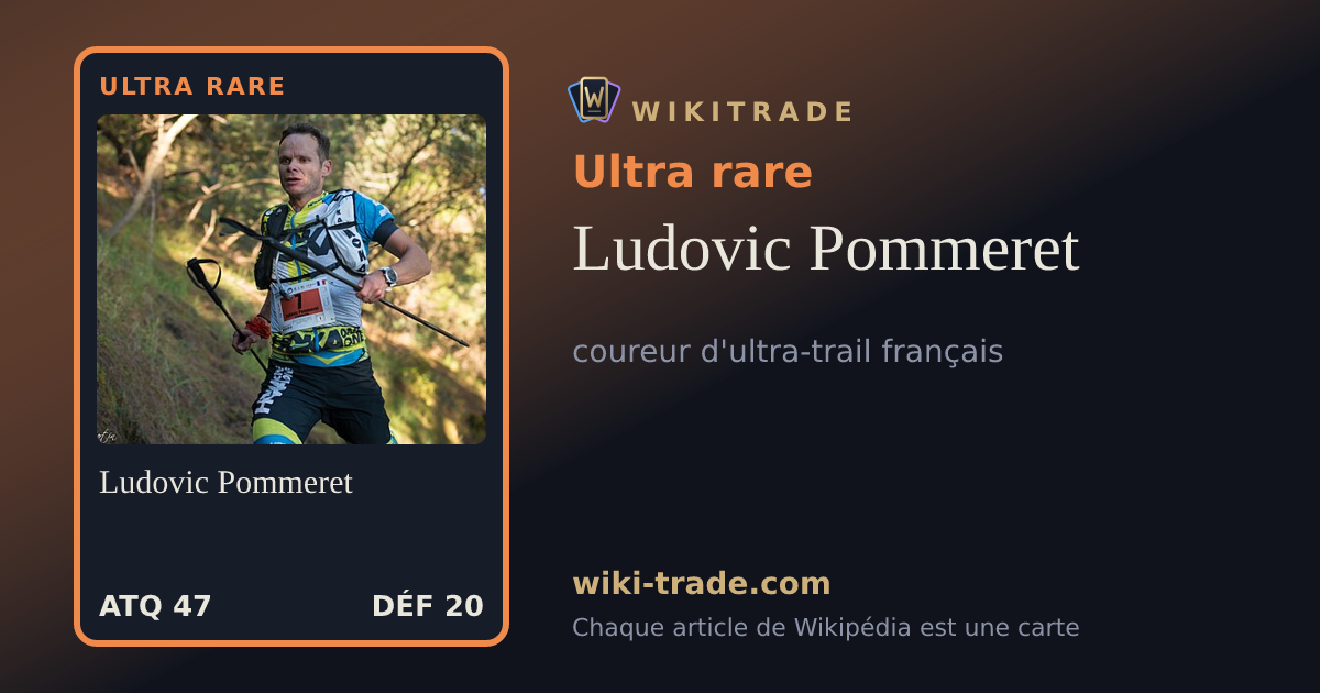 Ludovic Pommeret — carte Ultra rare