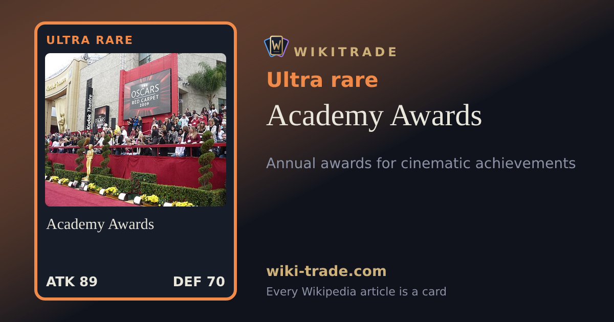Academy Awards — Ultra rare card